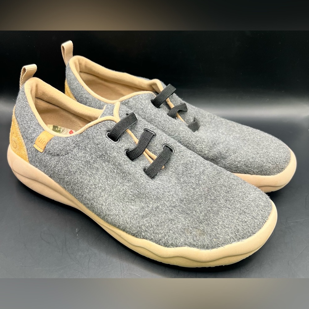 UIN Women's Gray and Tan‎ Casual Shoes- Size: 11, Segovia Wool